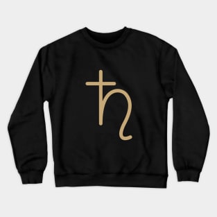 Saturn Solar System Symbol Crewneck Sweatshirt